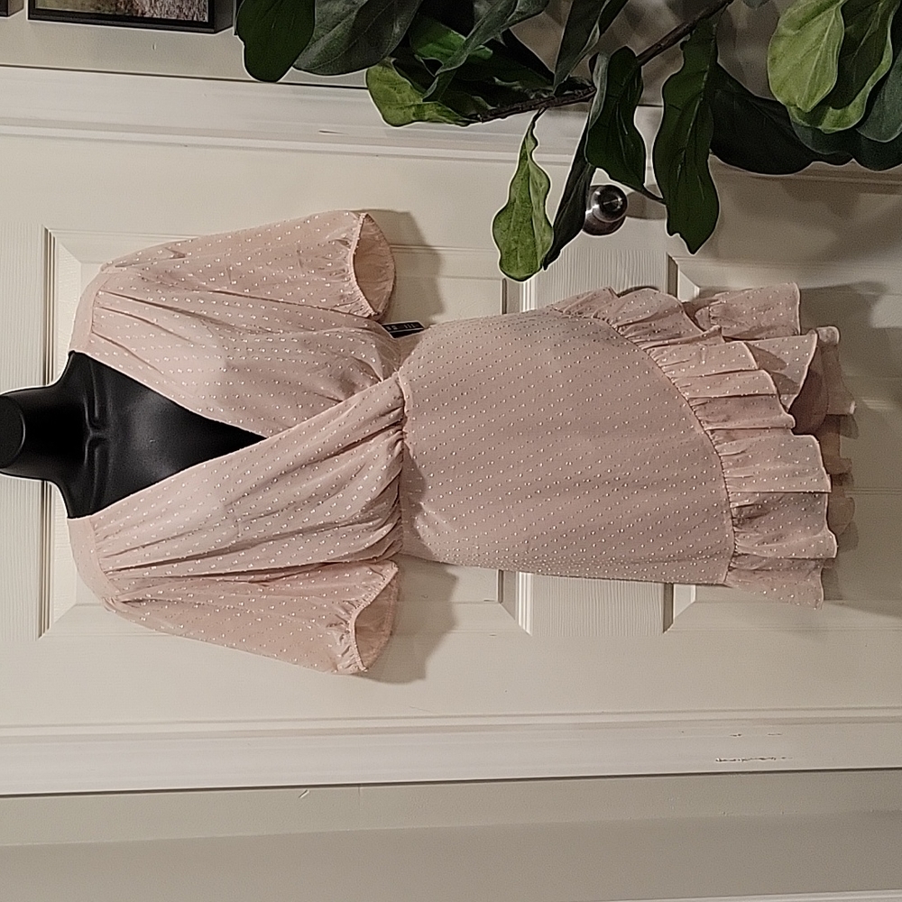 NWT Express Mock Wrap Dress